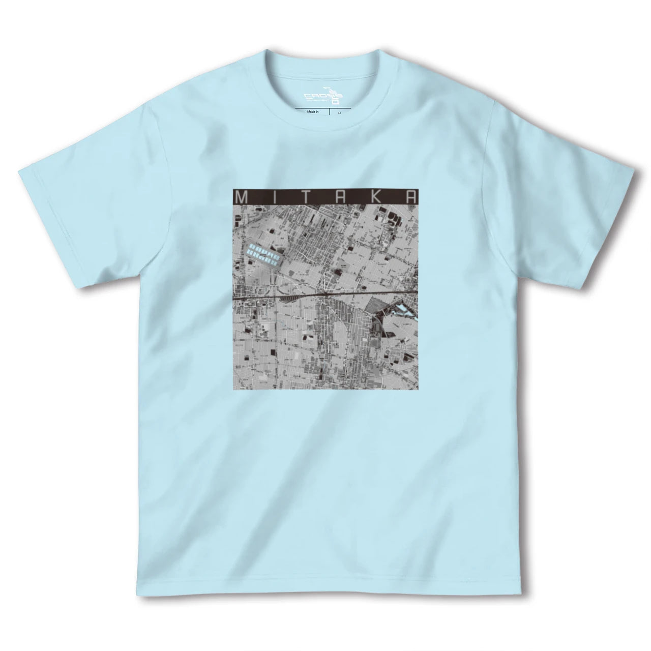 【三鷹(東京都)】地図柄ヘビーウェイトTシャツ