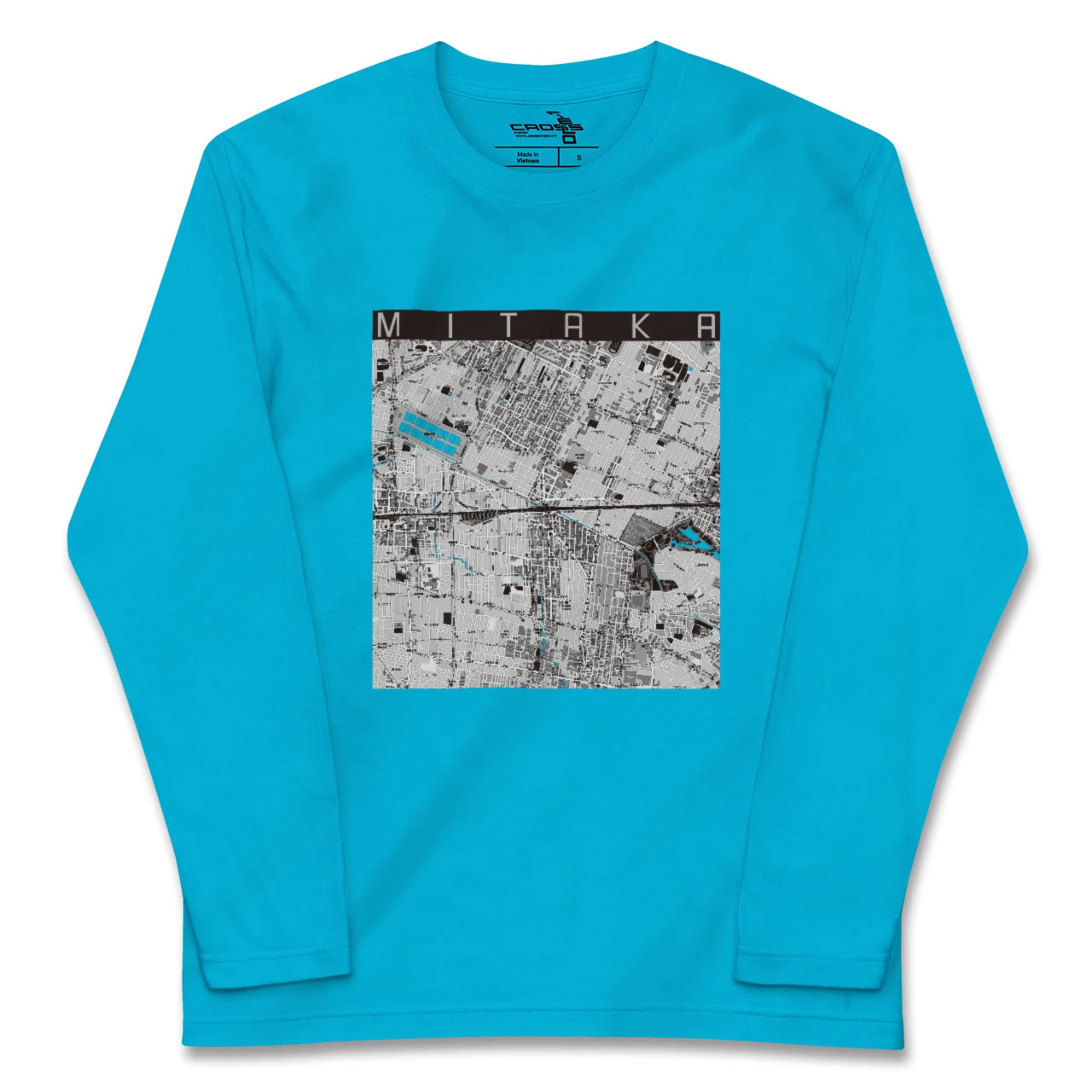 【三鷹(東京都)】地図柄ロングスリーブTシャツ