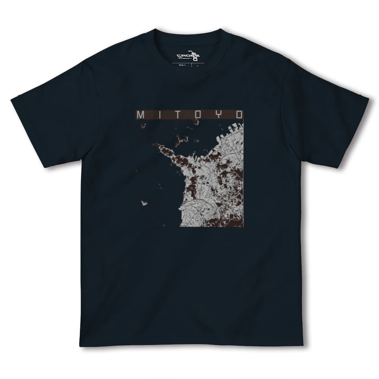 【三豊(香川県)】地図柄ヘビーウェイトTシャツ