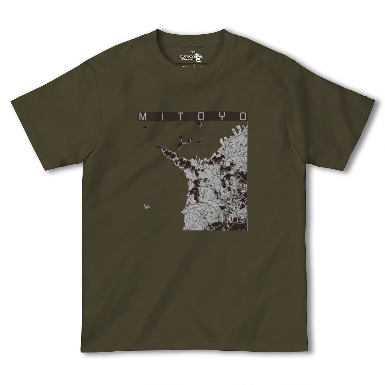 【三豊(香川県)】地図柄ヘビーウェイトTシャツ