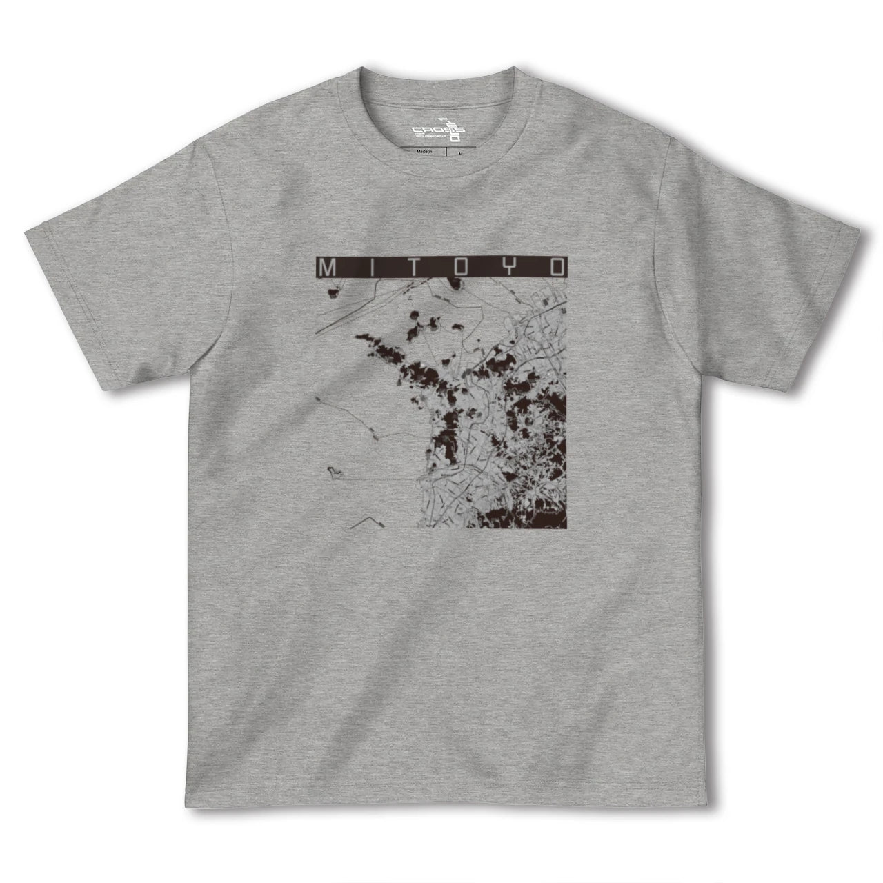 【三豊(香川県)】地図柄ヘビーウェイトTシャツ