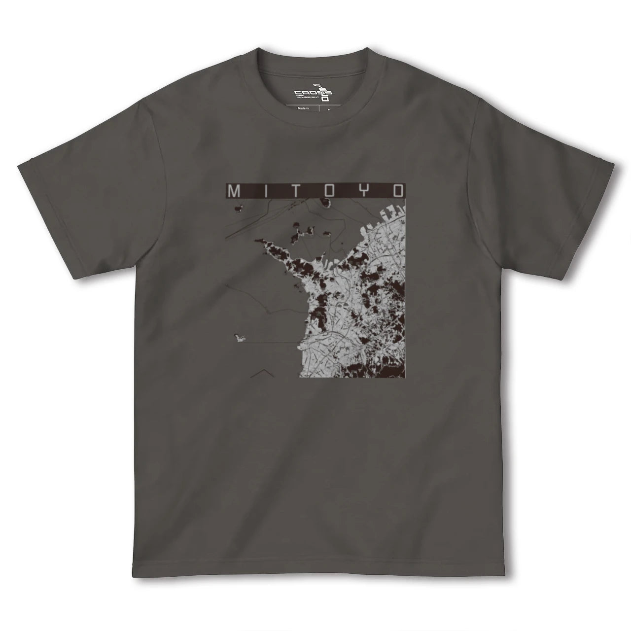 【三豊(香川県)】地図柄ヘビーウェイトTシャツ