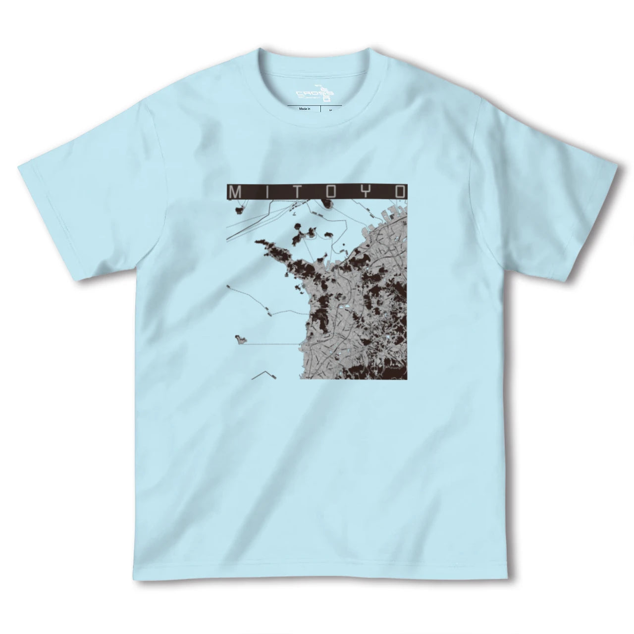 【三豊(香川県)】地図柄ヘビーウェイトTシャツ