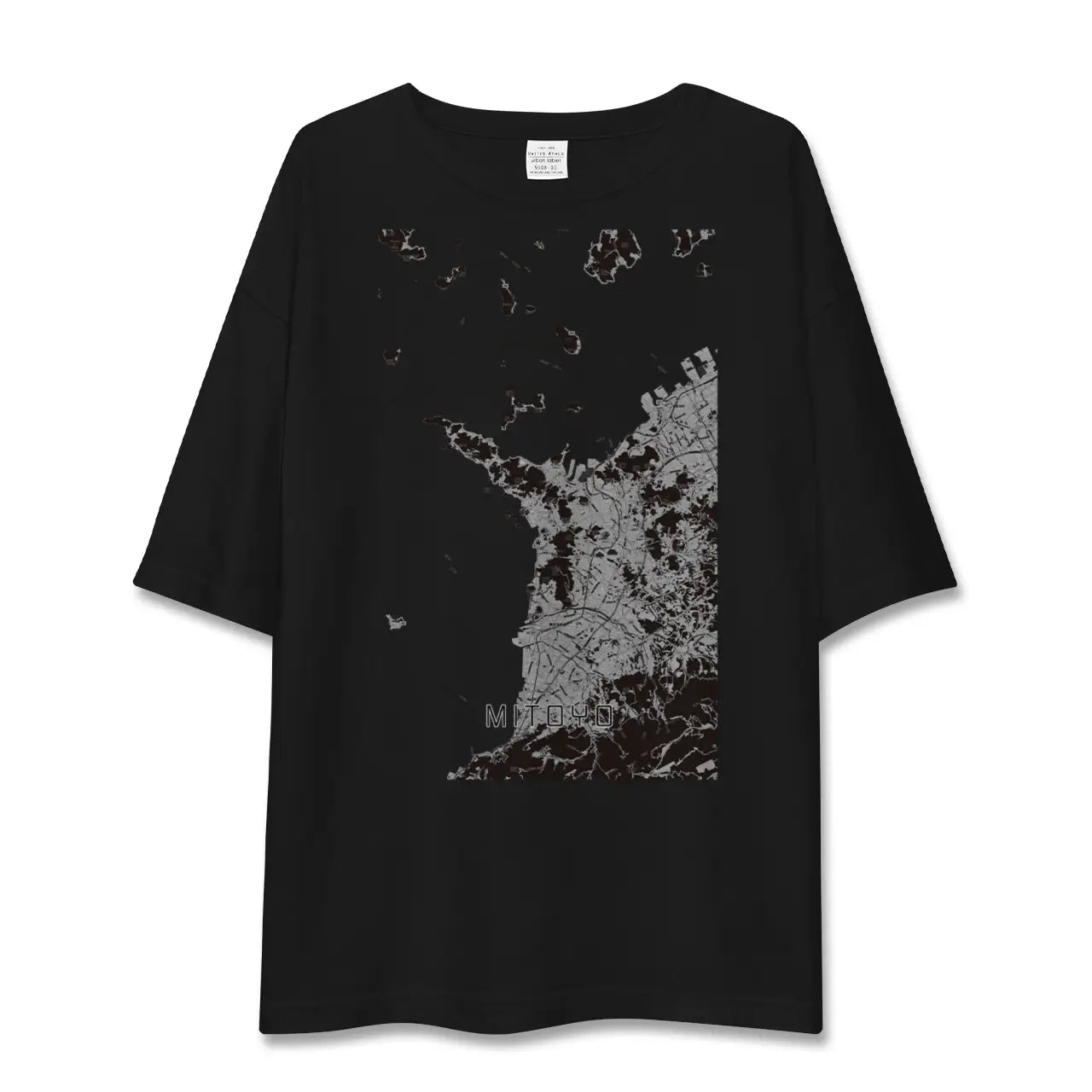 【三豊(香川県)】地図柄ビッグシルエットTシャツ