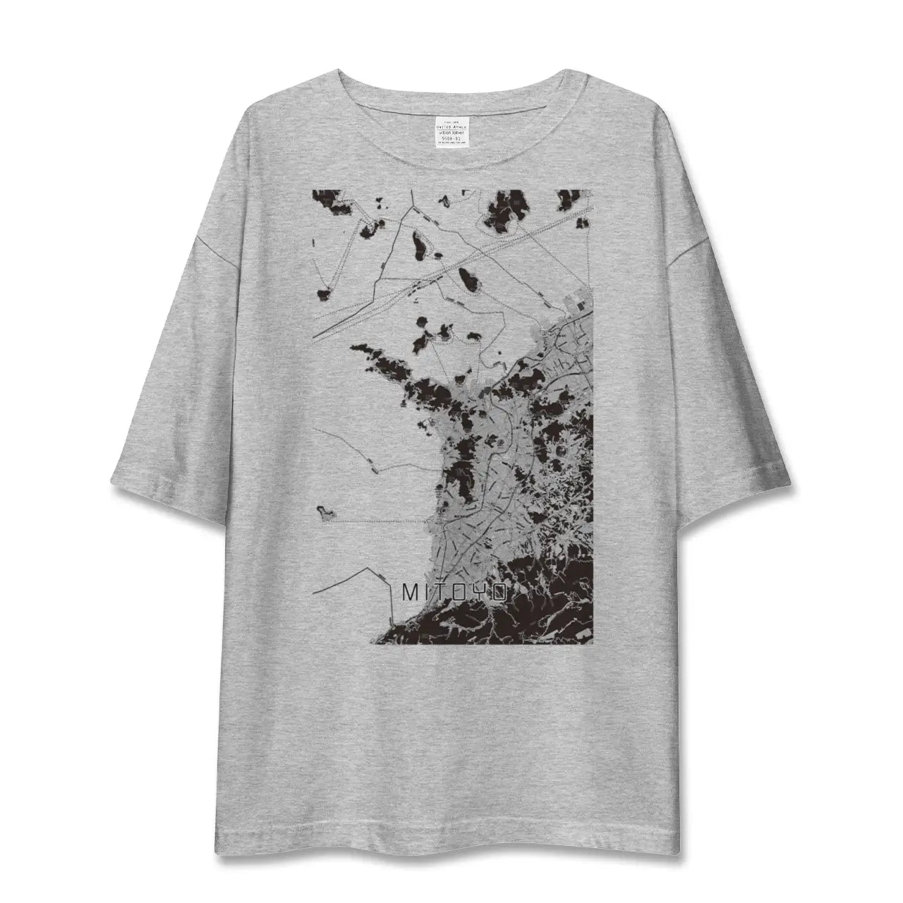 【三豊(香川県)】地図柄ビッグシルエットTシャツ