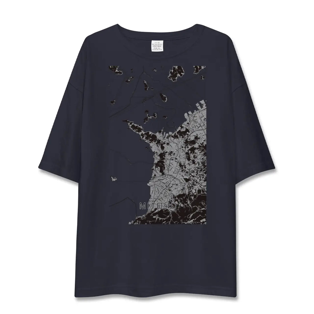 【三豊(香川県)】地図柄ビッグシルエットTシャツ