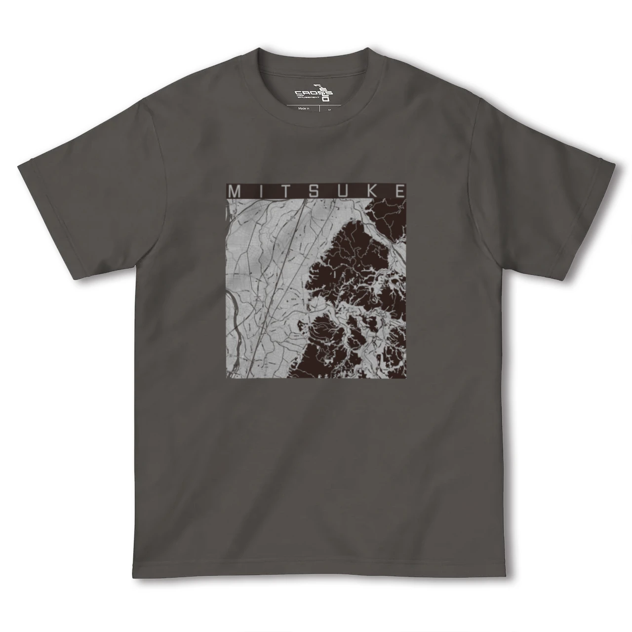 【見附(新潟県)】地図柄ヘビーウェイトTシャツ