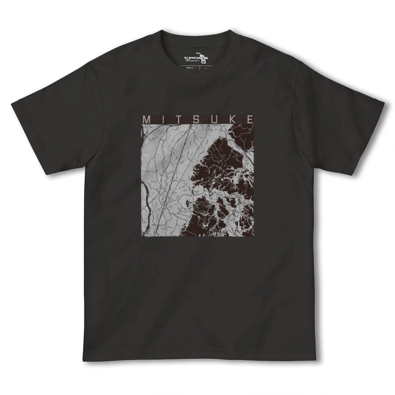 【見附(新潟県)】地図柄ヘビーウェイトTシャツ