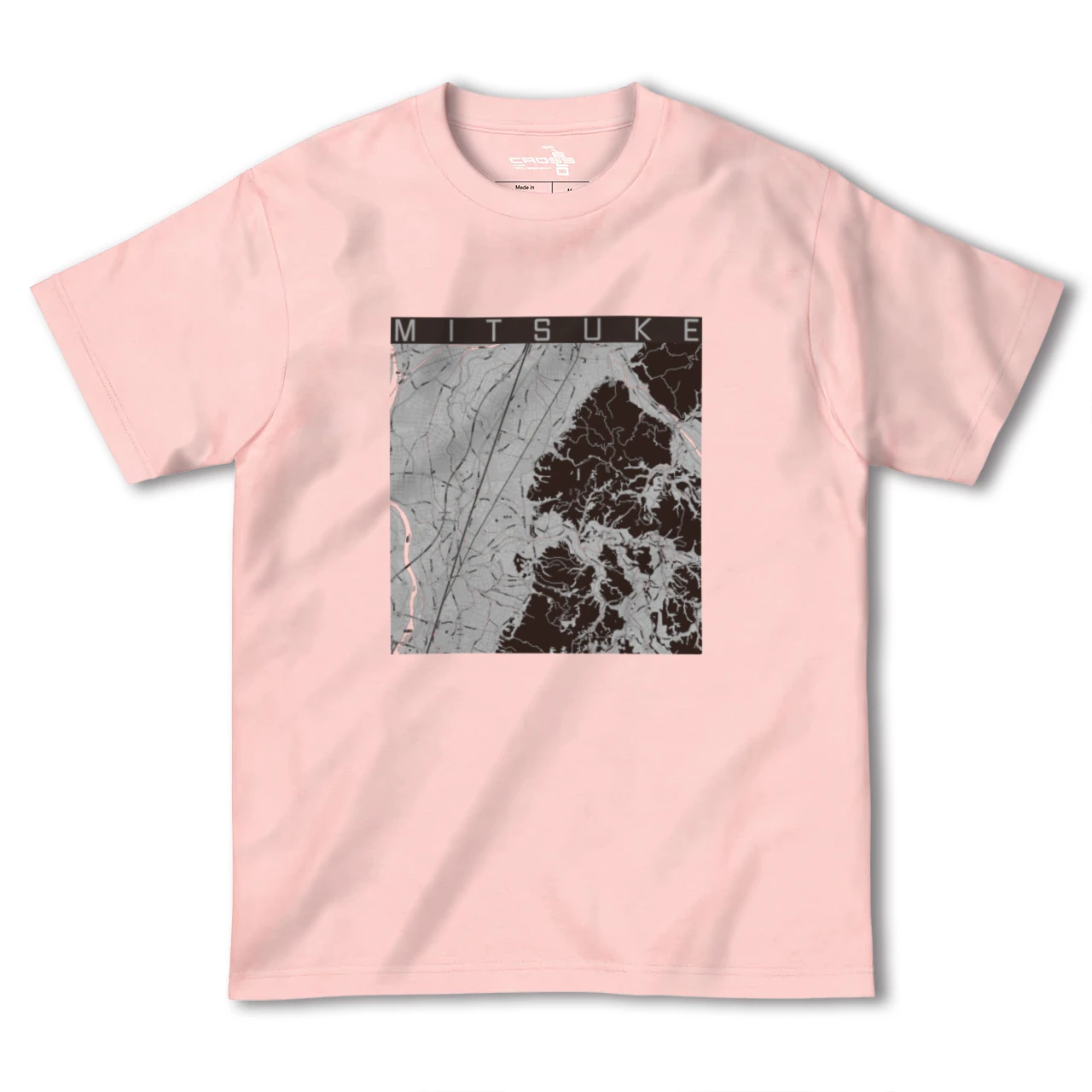 【見附(新潟県)】地図柄ヘビーウェイトTシャツ
