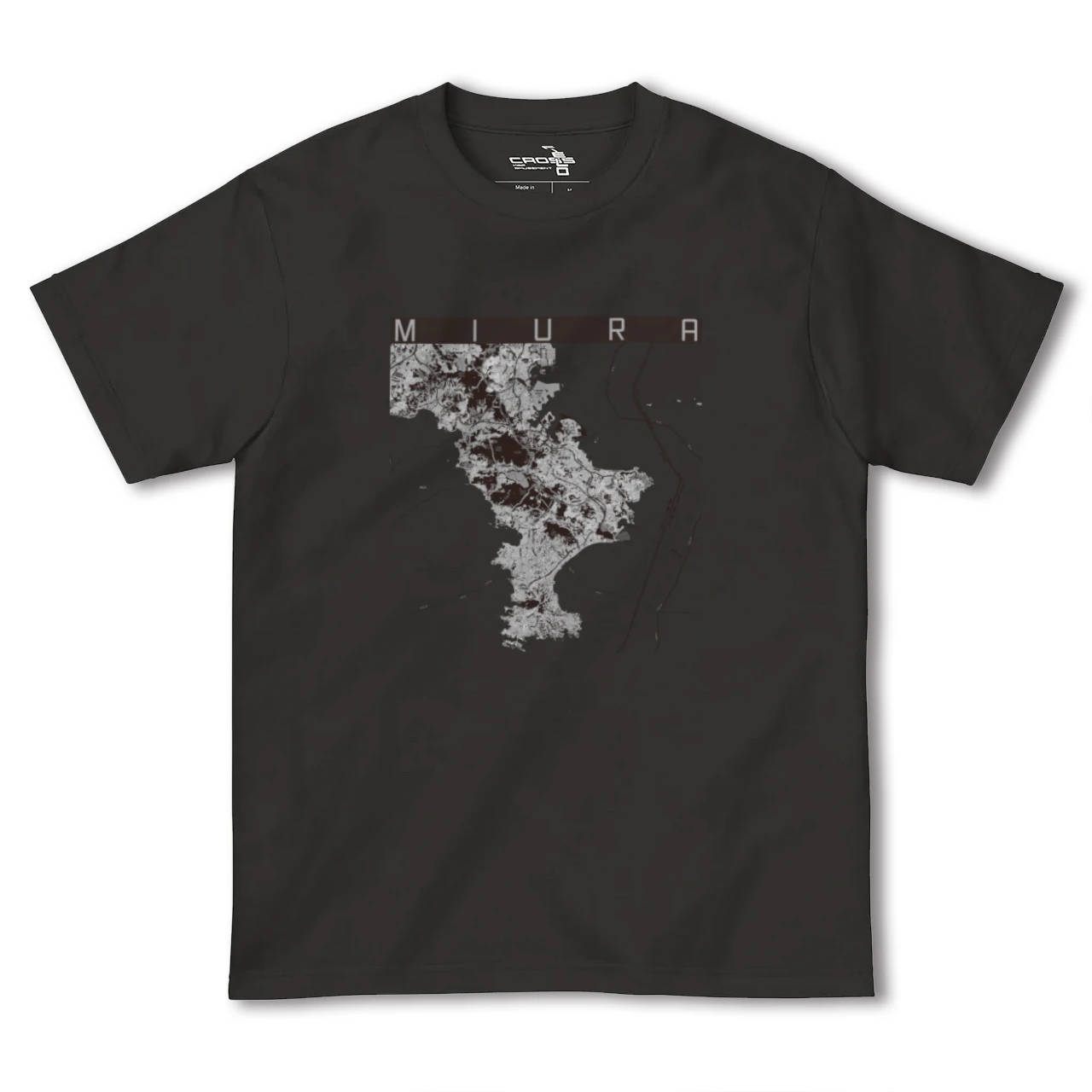【三浦2(神奈川県)】地図柄ヘビーウェイトTシャツ