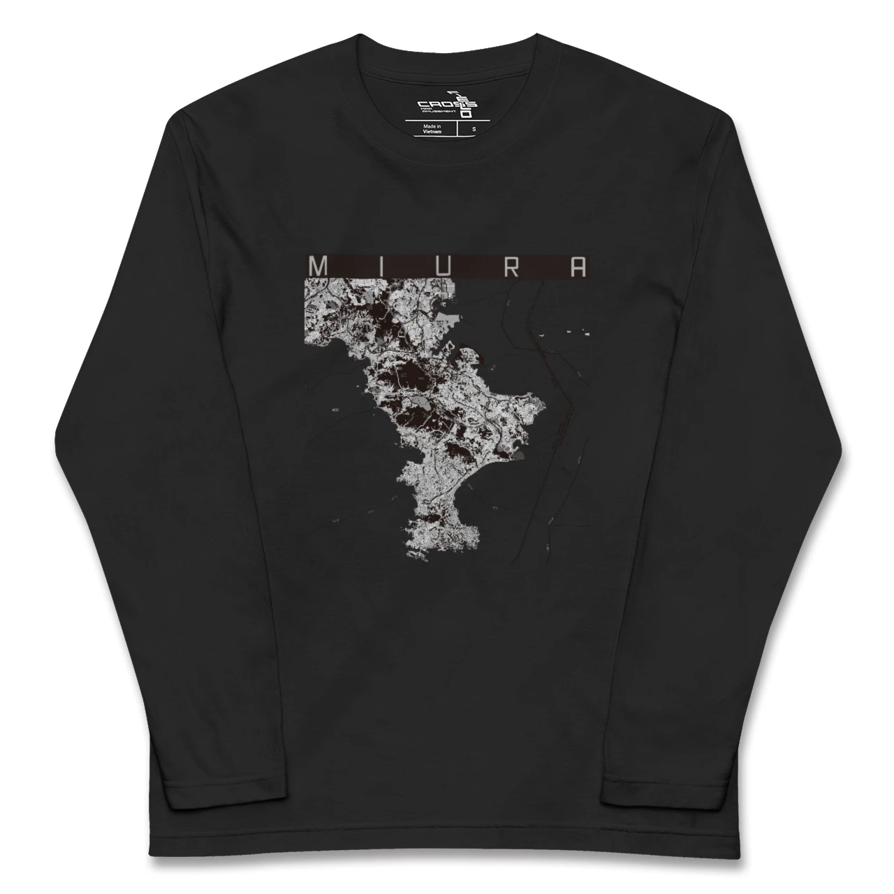 【三浦2(神奈川県)】地図柄ロングスリーブTシャツ