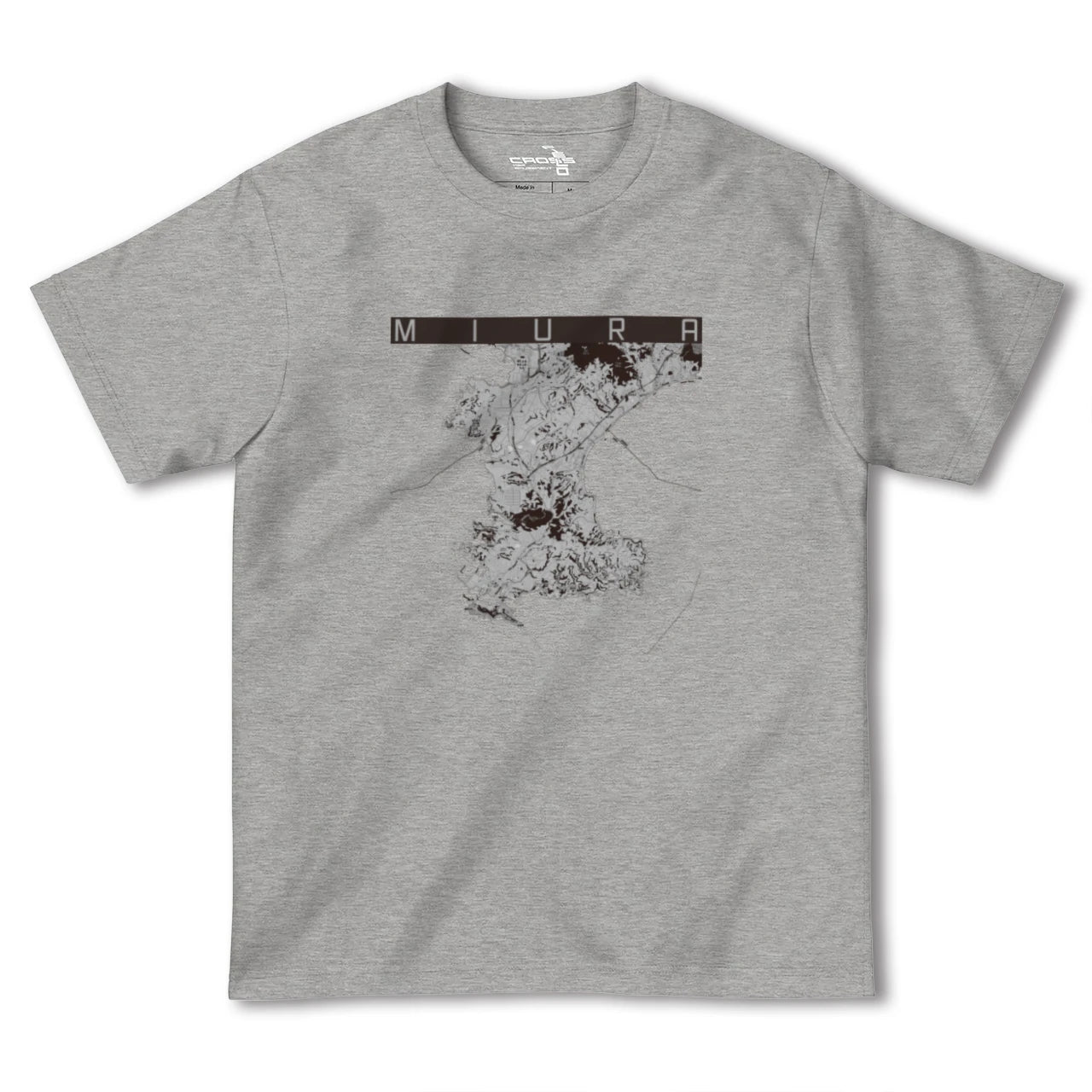 【三浦(神奈川県)】地図柄ヘビーウェイトTシャツ