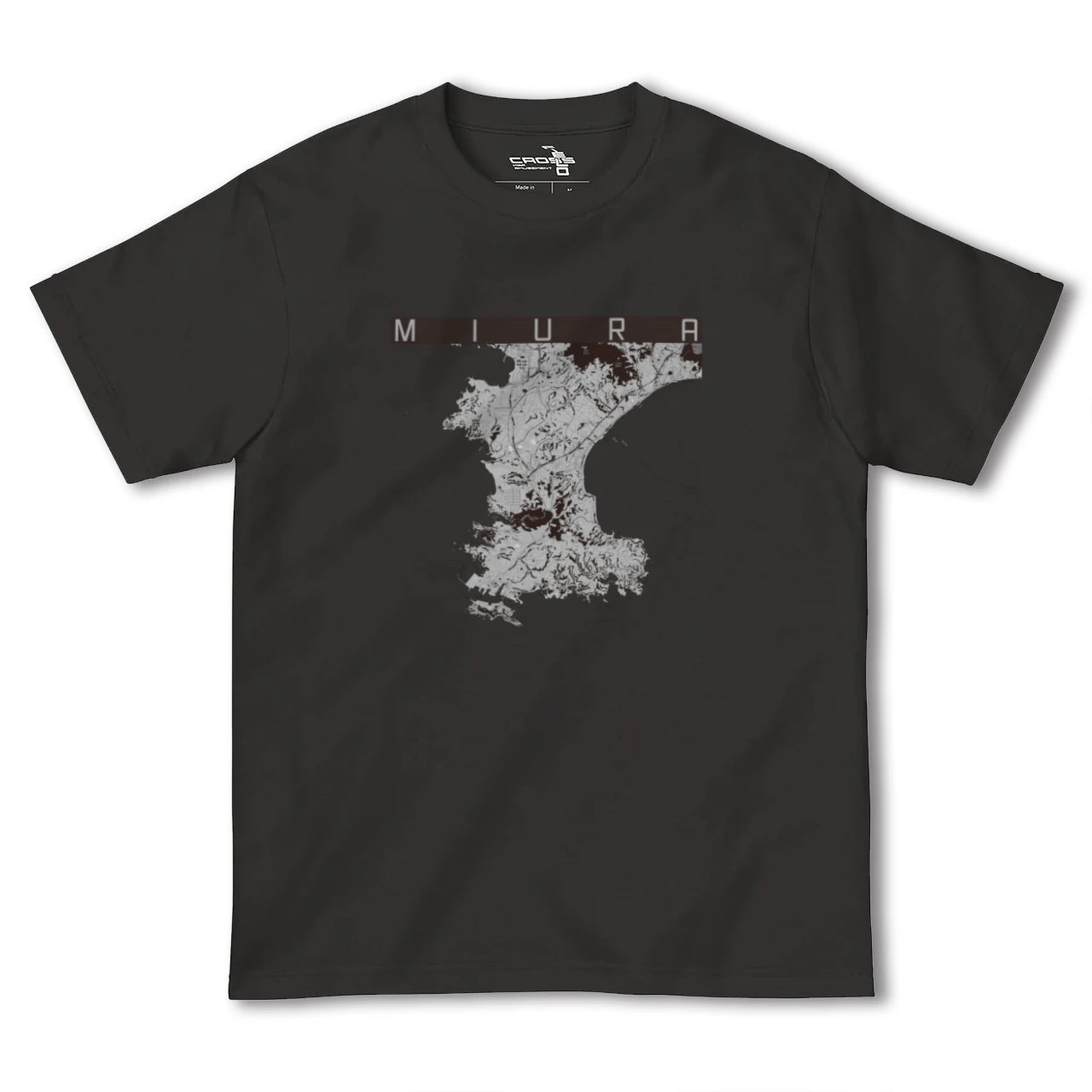 【三浦(神奈川県)】地図柄ヘビーウェイトTシャツ