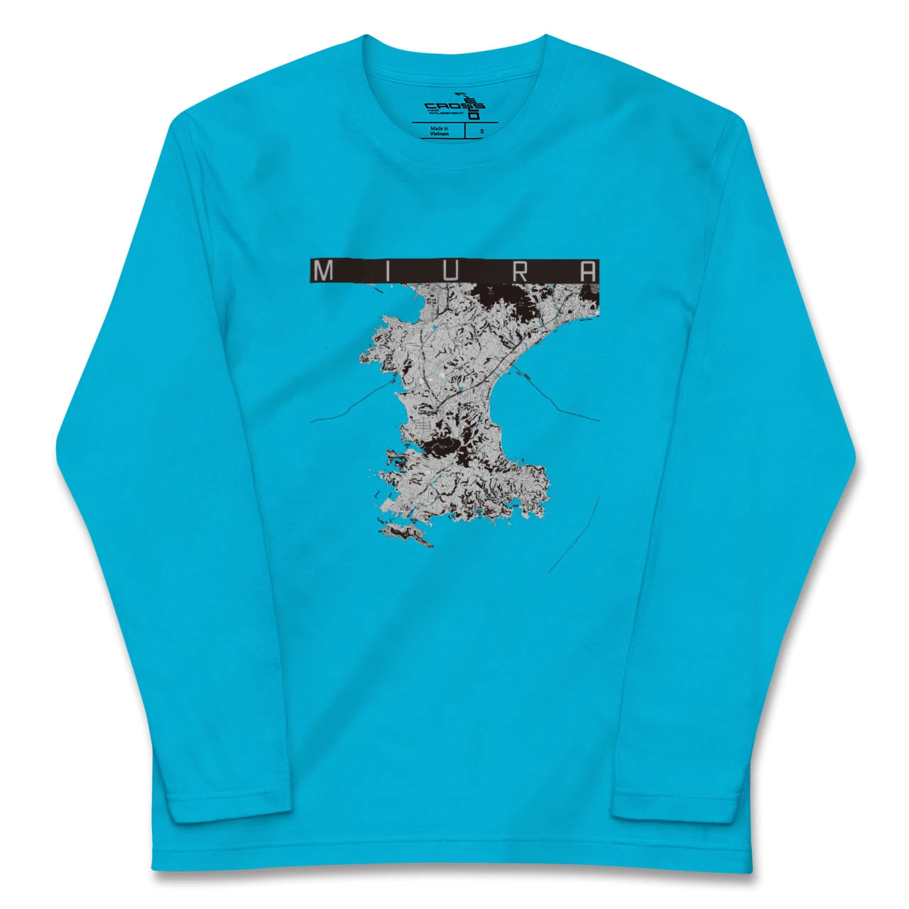 【三浦(神奈川県)】地図柄ロングスリーブTシャツ