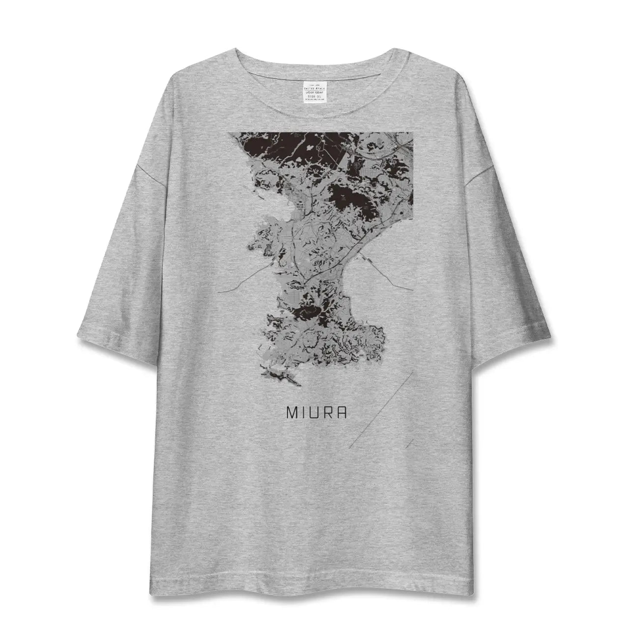 【三浦(神奈川県)】地図柄ビッグシルエットTシャツ