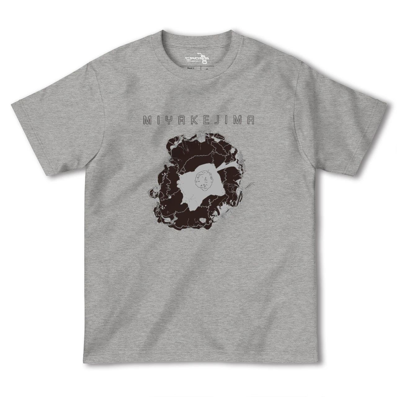 【三宅島(東京都)】地図柄ヘビーウェイトTシャツ