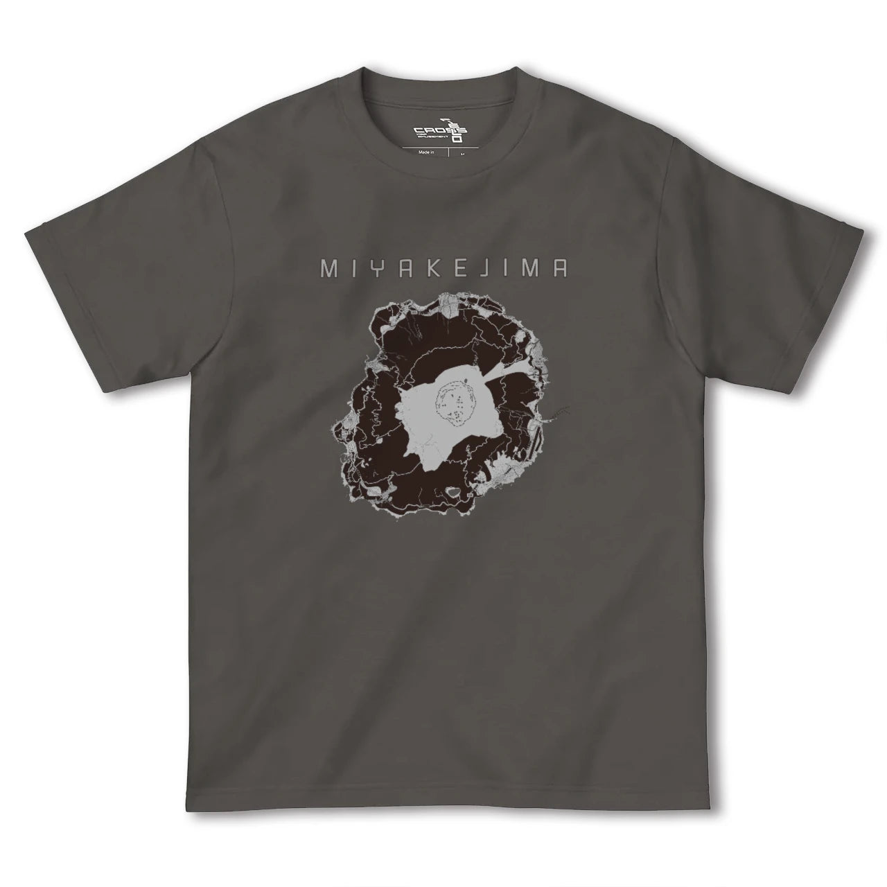 【三宅島(東京都)】地図柄ヘビーウェイトTシャツ