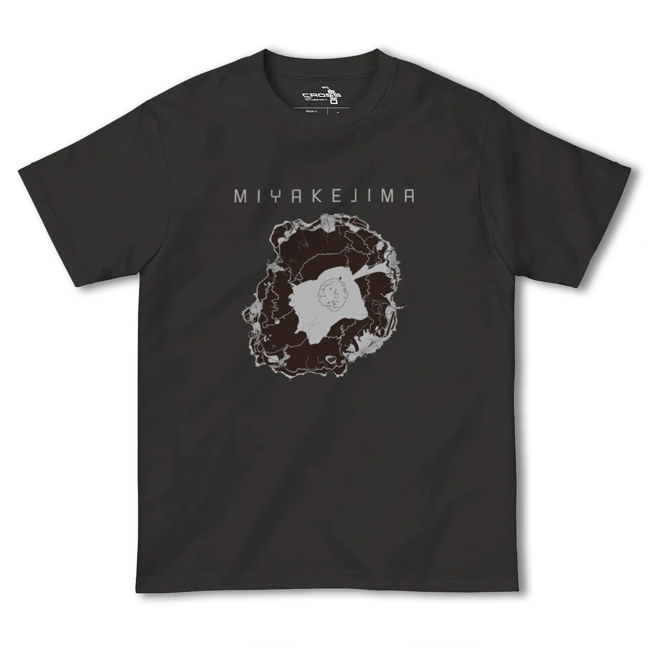 【三宅島(東京都)】地図柄ヘビーウェイトTシャツ