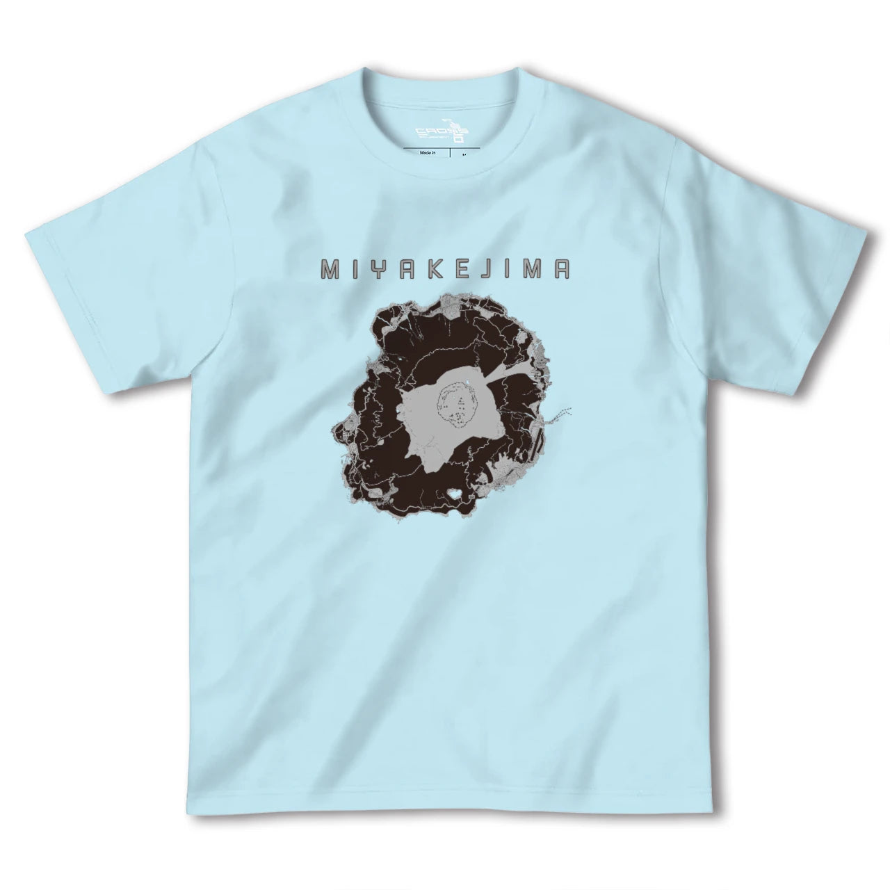 【三宅島(東京都)】地図柄ヘビーウェイトTシャツ