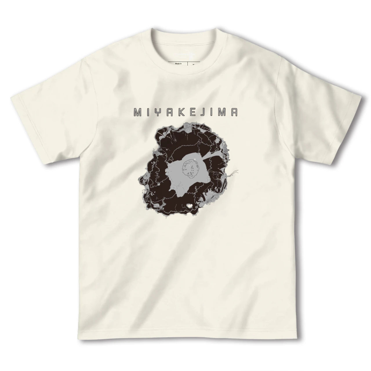 【三宅島(東京都)】地図柄ヘビーウェイトTシャツ