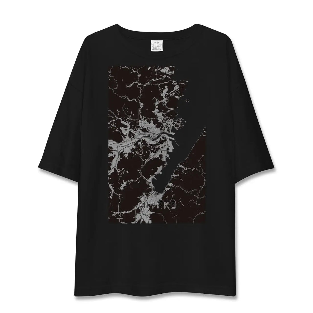【宮古(岩手県)】地図柄ビッグシルエットTシャツ