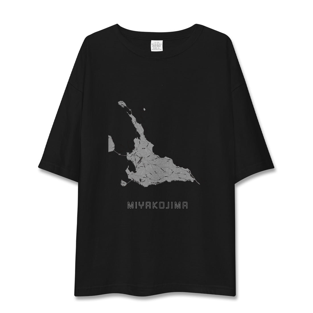 【宮古島(沖縄県)】地図柄ビッグシルエットTシャツ