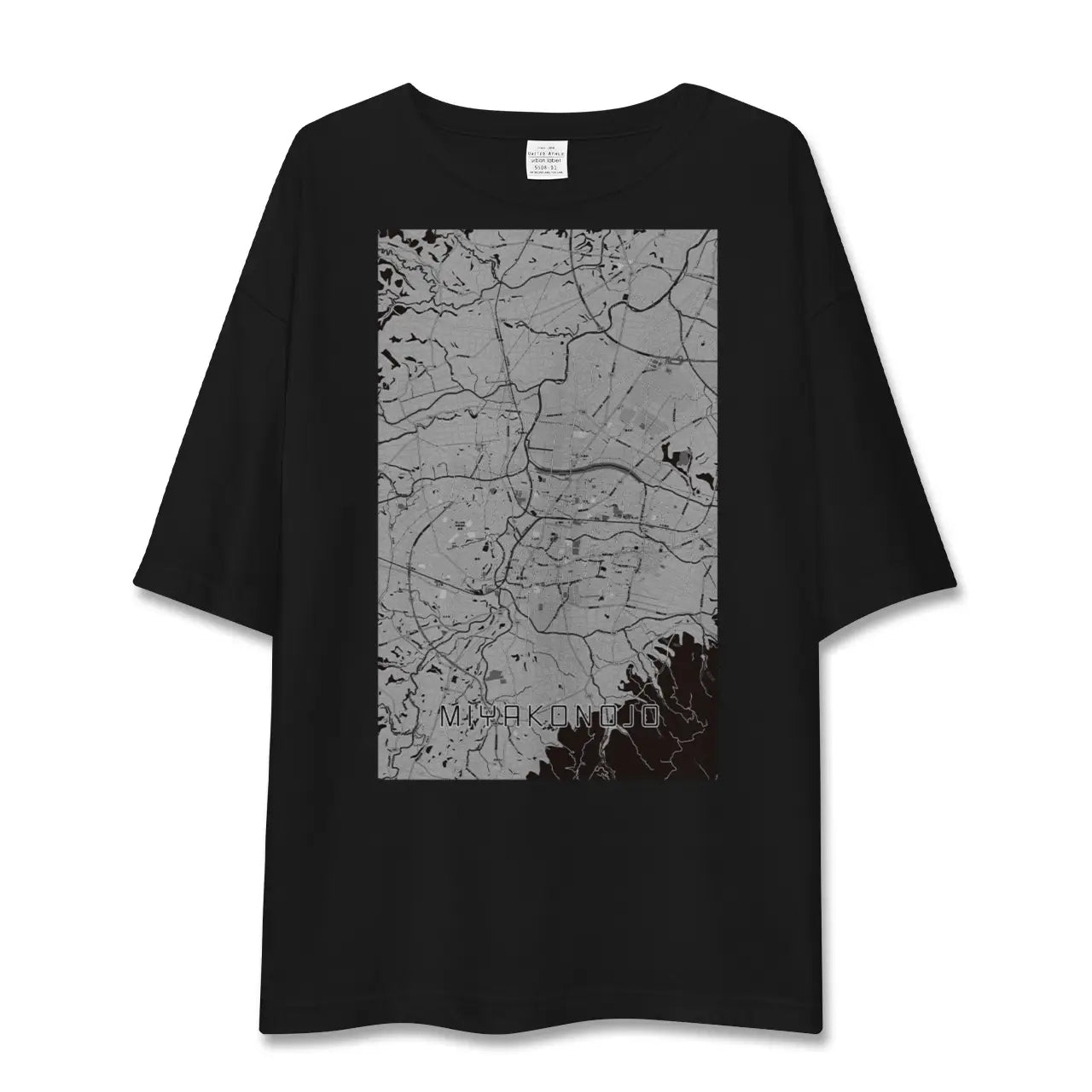 【都城(宮崎県)】地図柄ビッグシルエットTシャツ