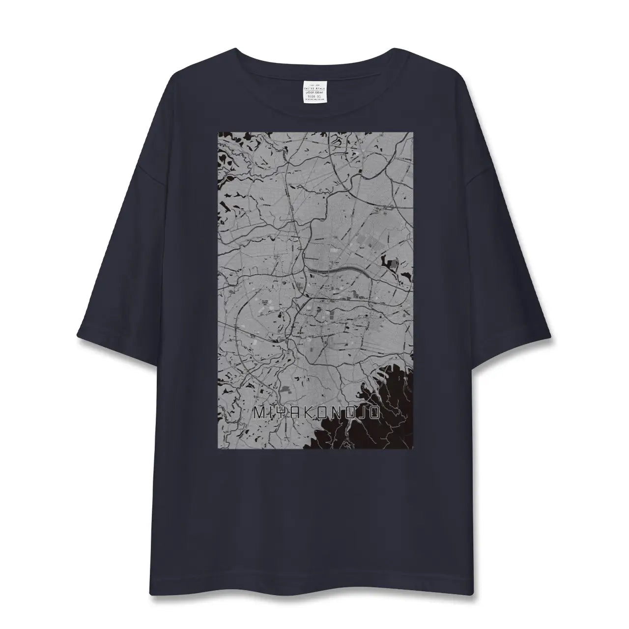 【都城(宮崎県)】地図柄ビッグシルエットTシャツ