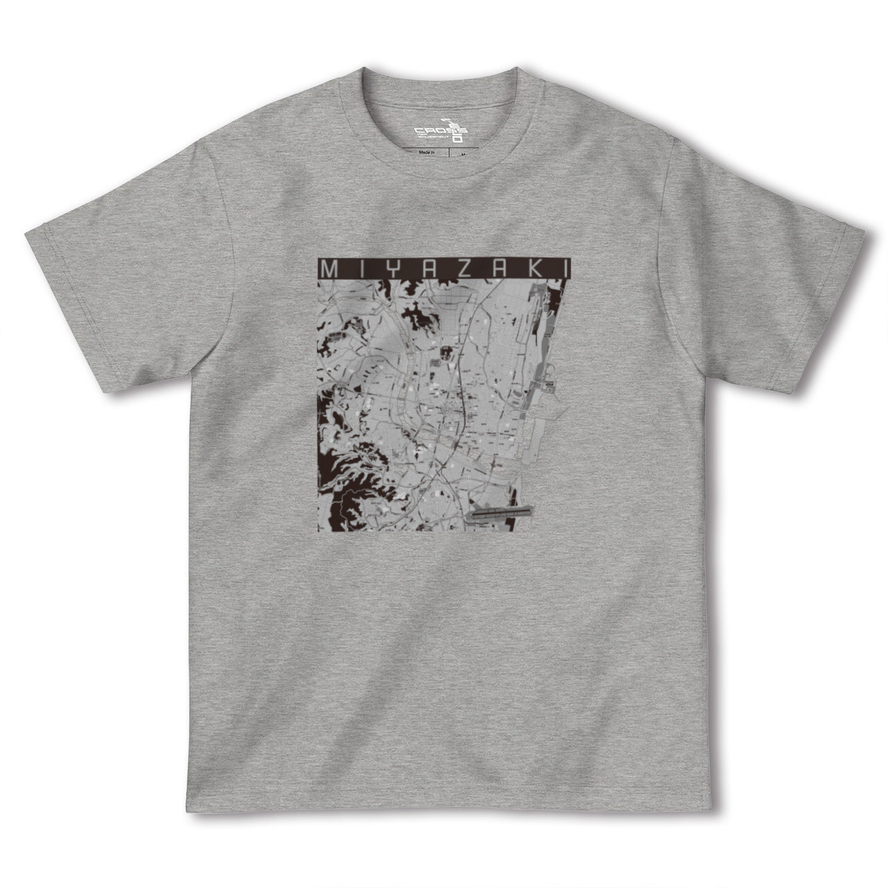 【宮崎2(宮崎県)】地図柄ヘビーウェイトTシャツ