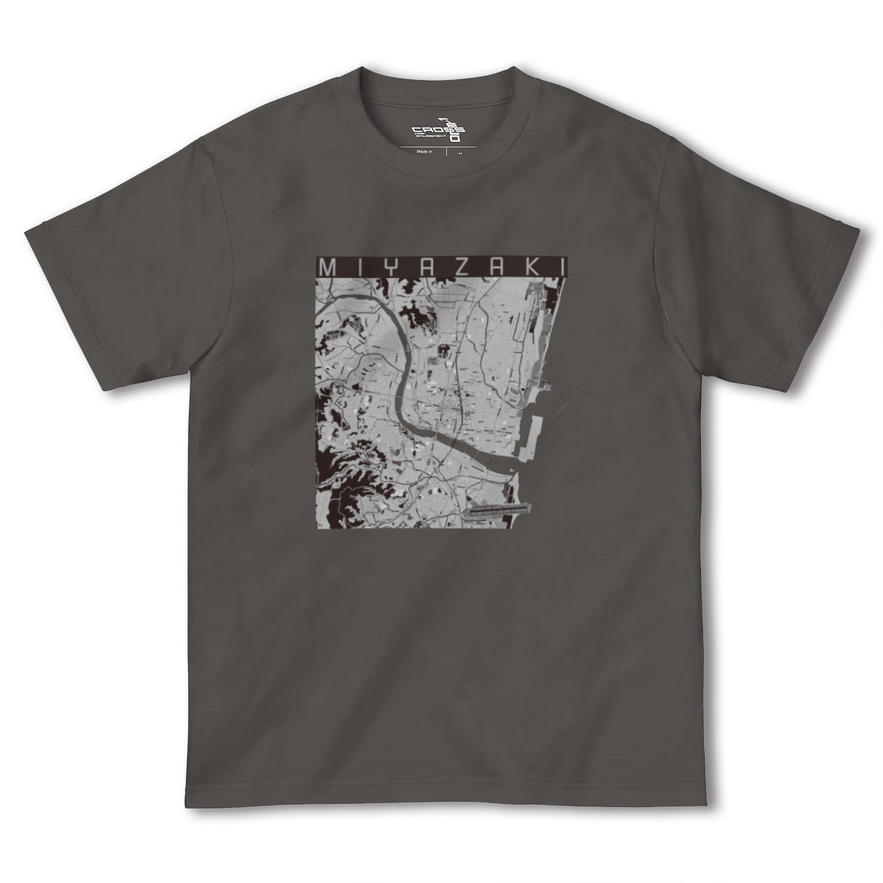 【宮崎2(宮崎県)】地図柄ヘビーウェイトTシャツ