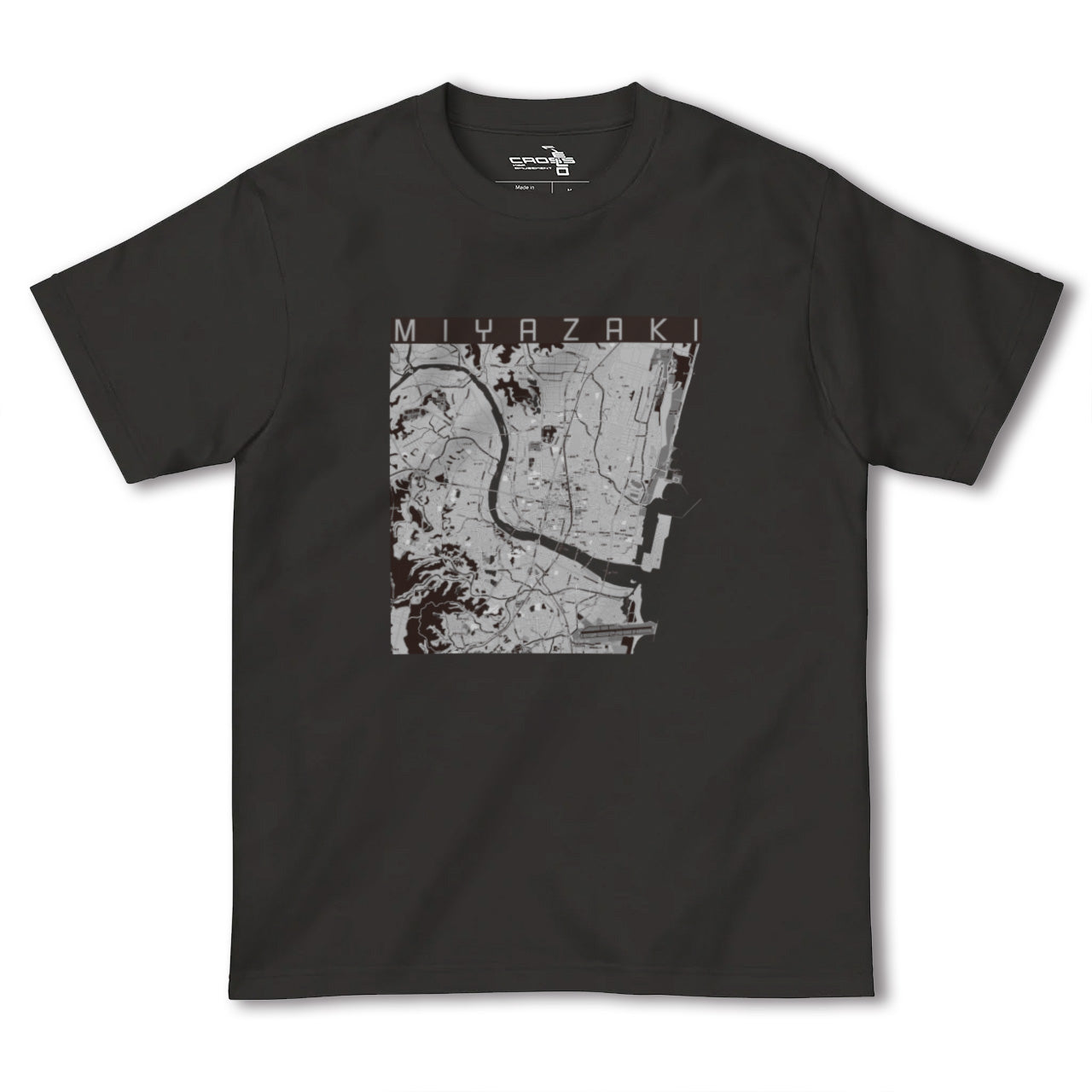 【宮崎2(宮崎県)】地図柄ヘビーウェイトTシャツ
