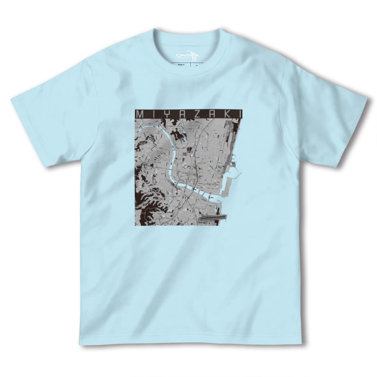 【宮崎2(宮崎県)】地図柄ヘビーウェイトTシャツ