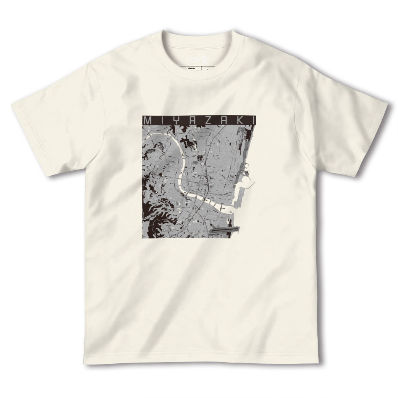 【宮崎2(宮崎県)】地図柄ヘビーウェイトTシャツ