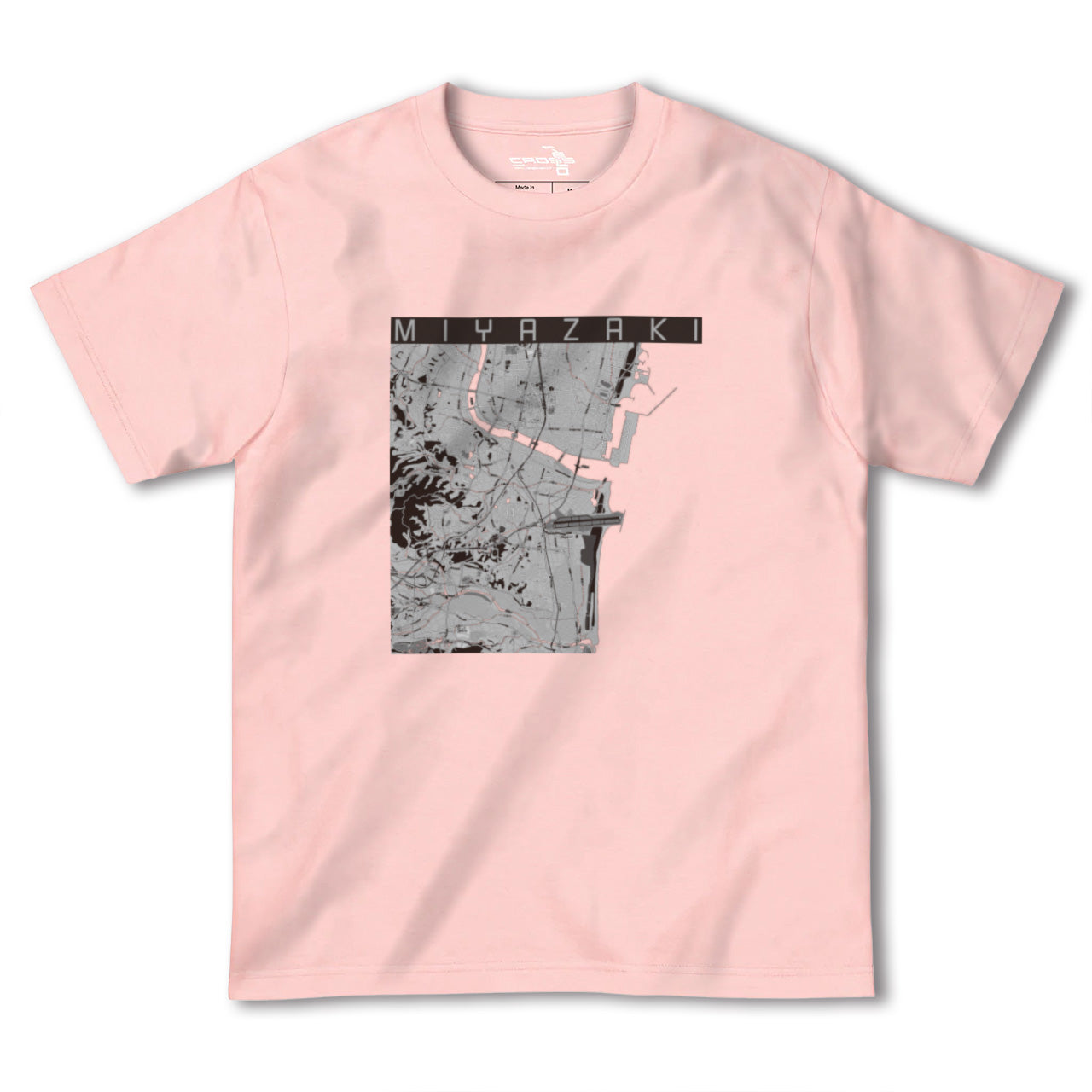 【宮崎(宮崎県)】地図柄ヘビーウェイトTシャツ