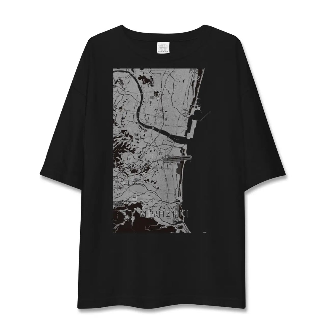 【宮崎(宮崎県)】地図柄ビッグシルエットTシャツ