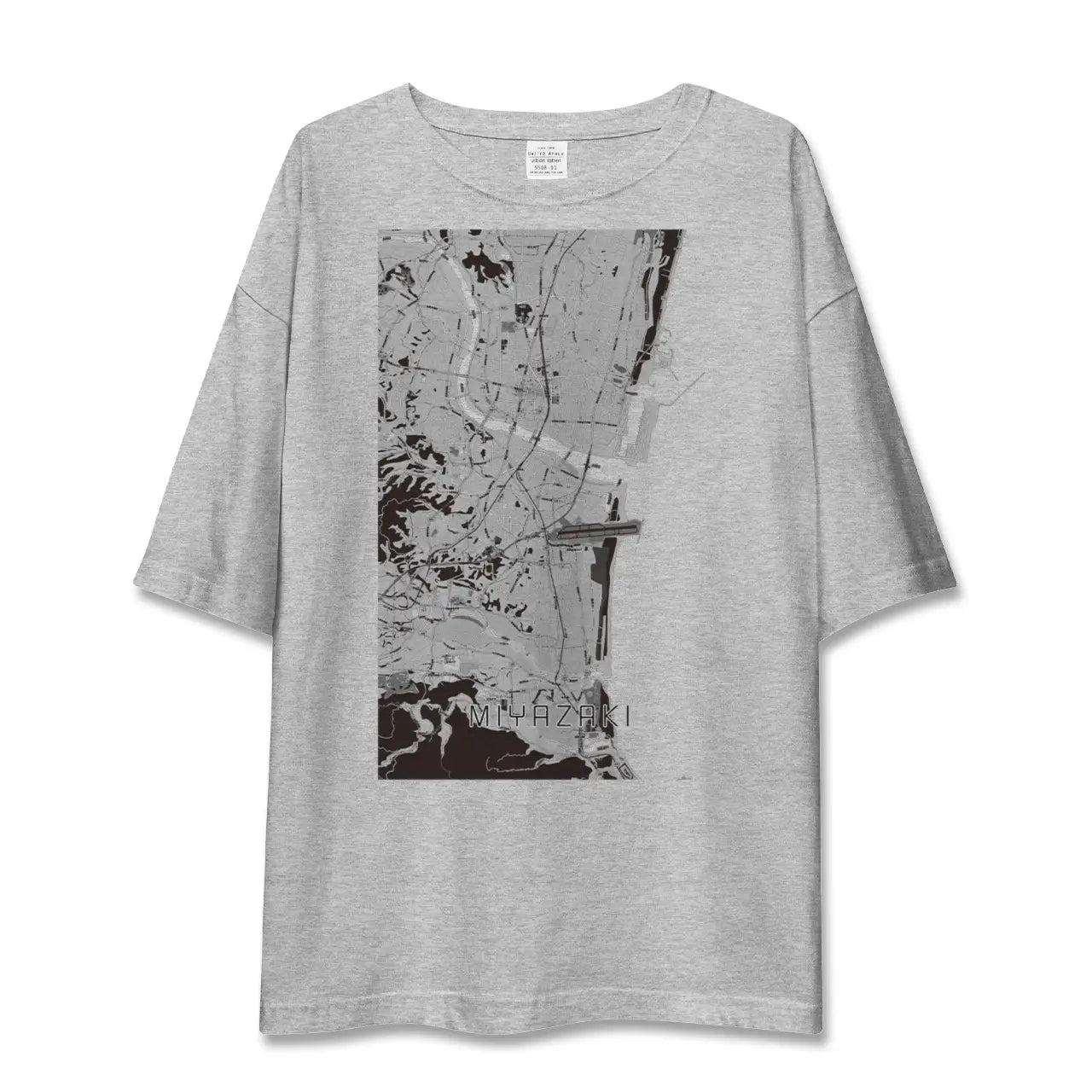 【宮崎(宮崎県)】地図柄ビッグシルエットTシャツ