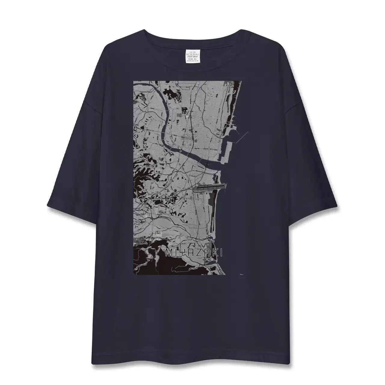 【宮崎(宮崎県)】地図柄ビッグシルエットTシャツ