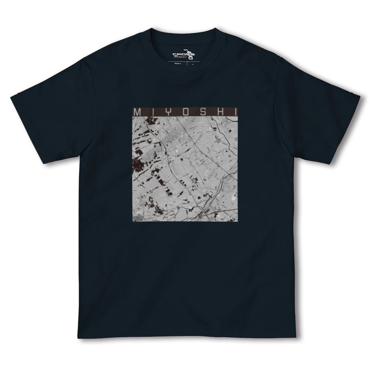 【三芳(埼玉県)】地図柄ヘビーウェイトTシャツ