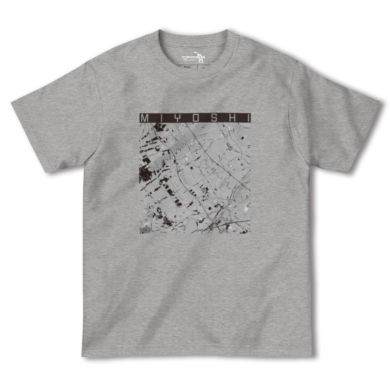 【三芳(埼玉県)】地図柄ヘビーウェイトTシャツ