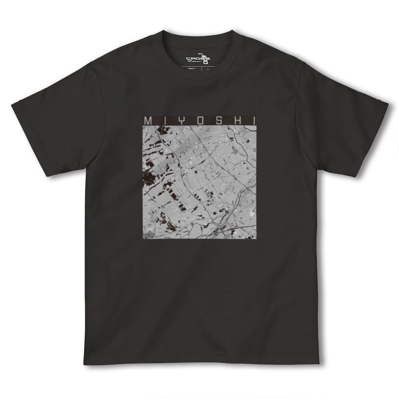 【三芳(埼玉県)】地図柄ヘビーウェイトTシャツ