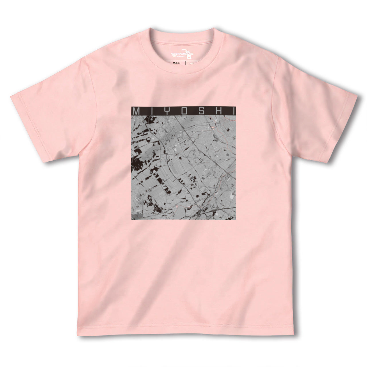 【三芳(埼玉県)】地図柄ヘビーウェイトTシャツ