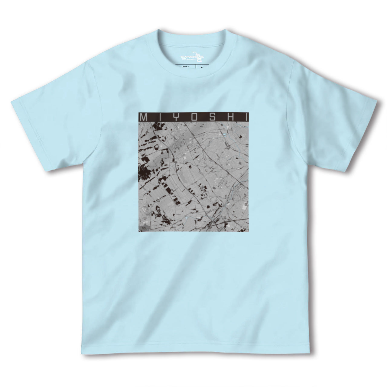【三芳(埼玉県)】地図柄ヘビーウェイトTシャツ