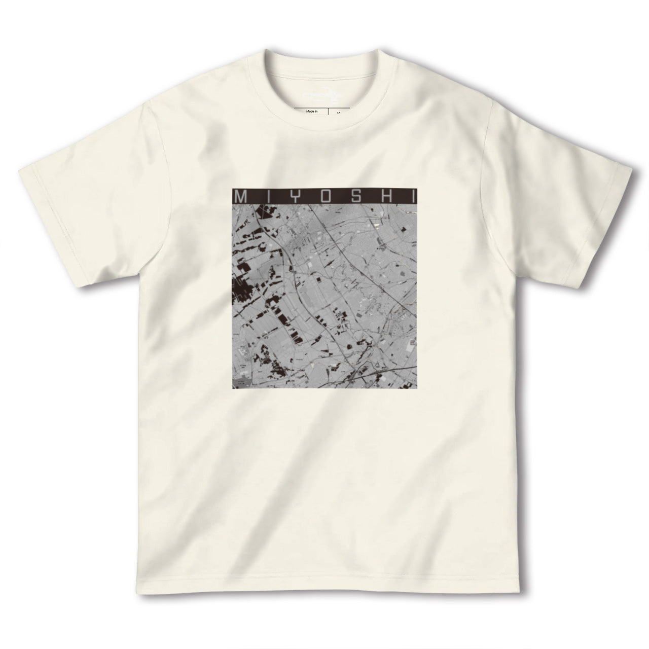 【三芳(埼玉県)】地図柄ヘビーウェイトTシャツ