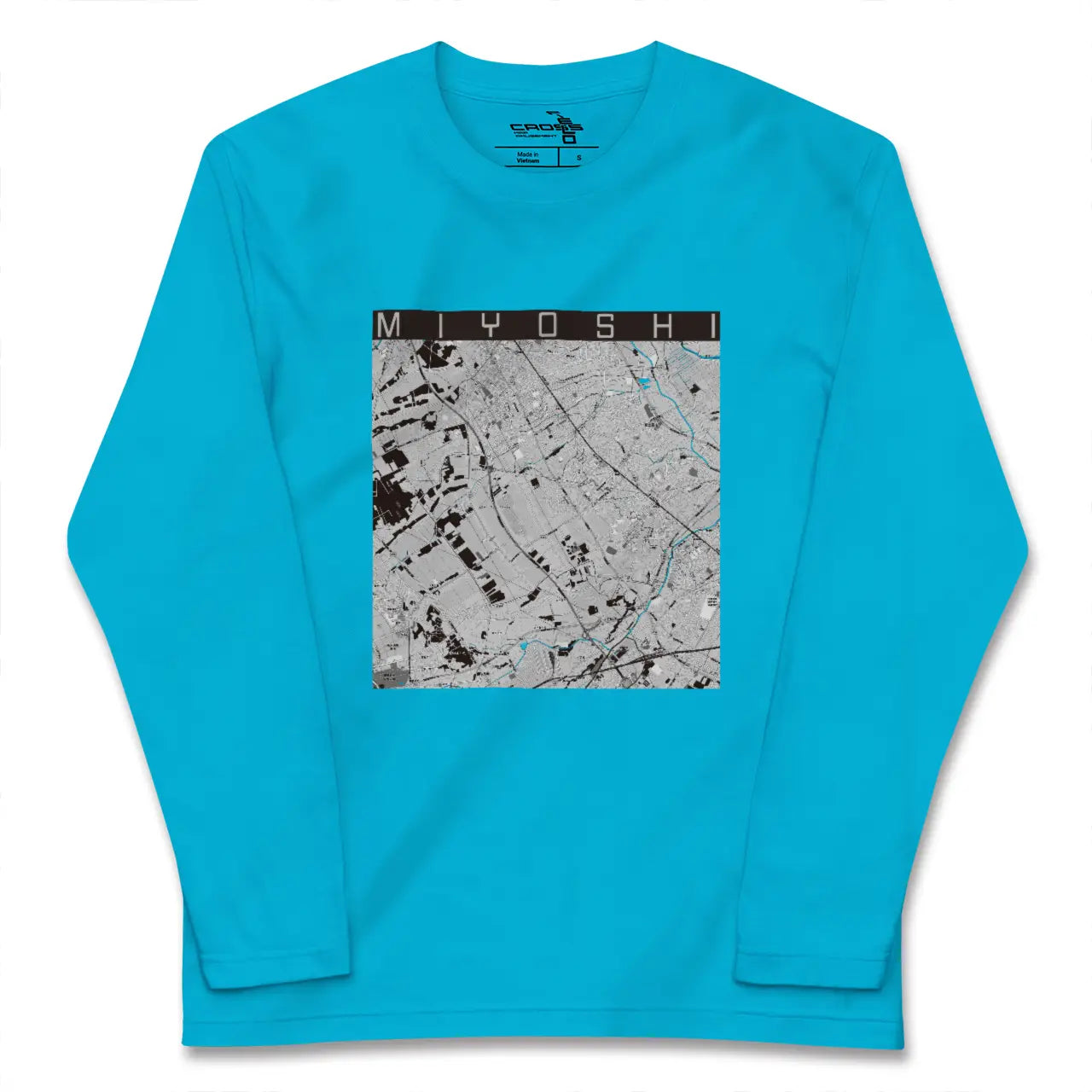 【三芳(埼玉県)】地図柄ロングスリーブTシャツ