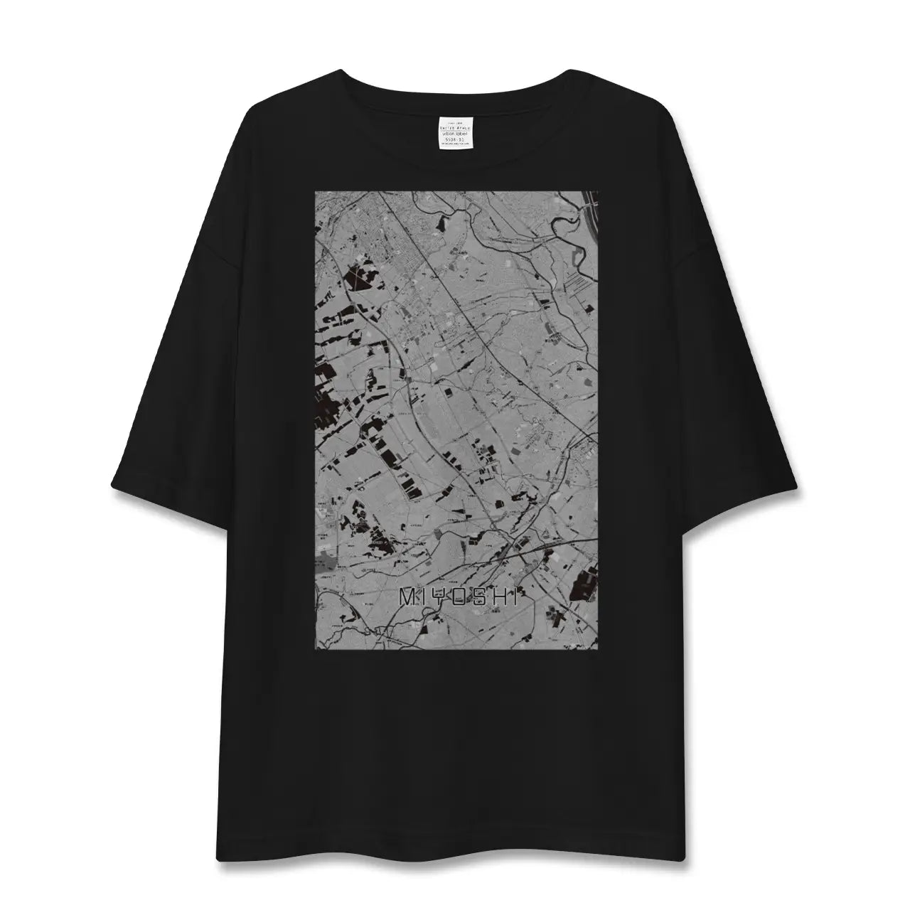 【三芳(埼玉県)】地図柄ビッグシルエットTシャツ