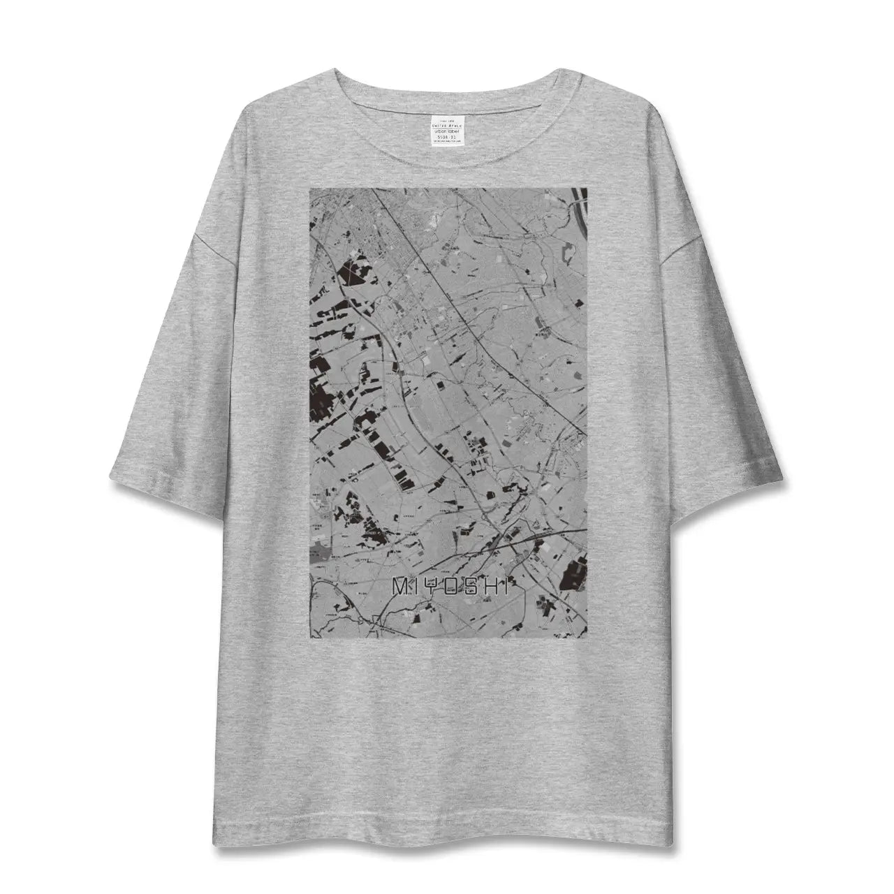 【三芳(埼玉県)】地図柄ビッグシルエットTシャツ