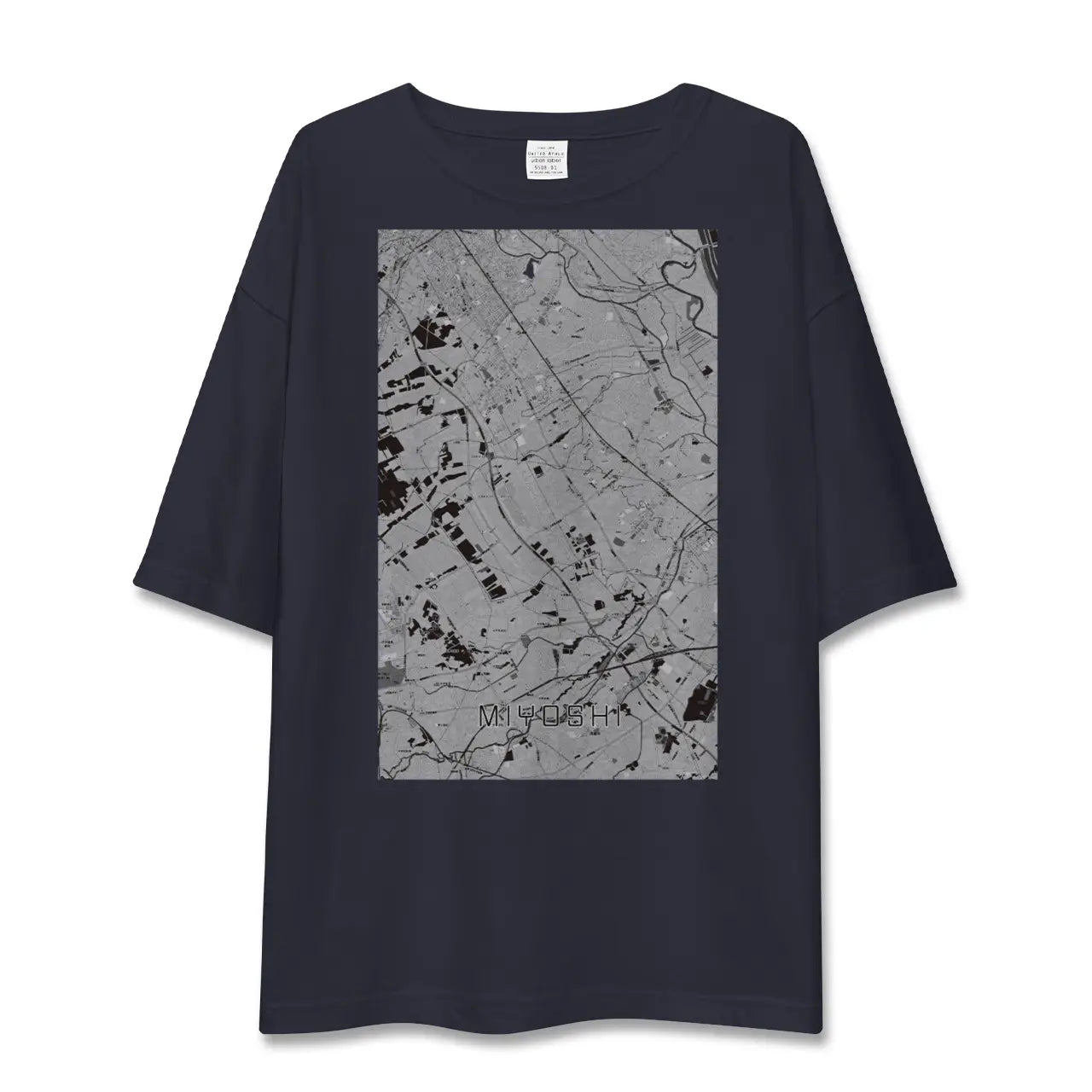 【三芳(埼玉県)】地図柄ビッグシルエットTシャツ