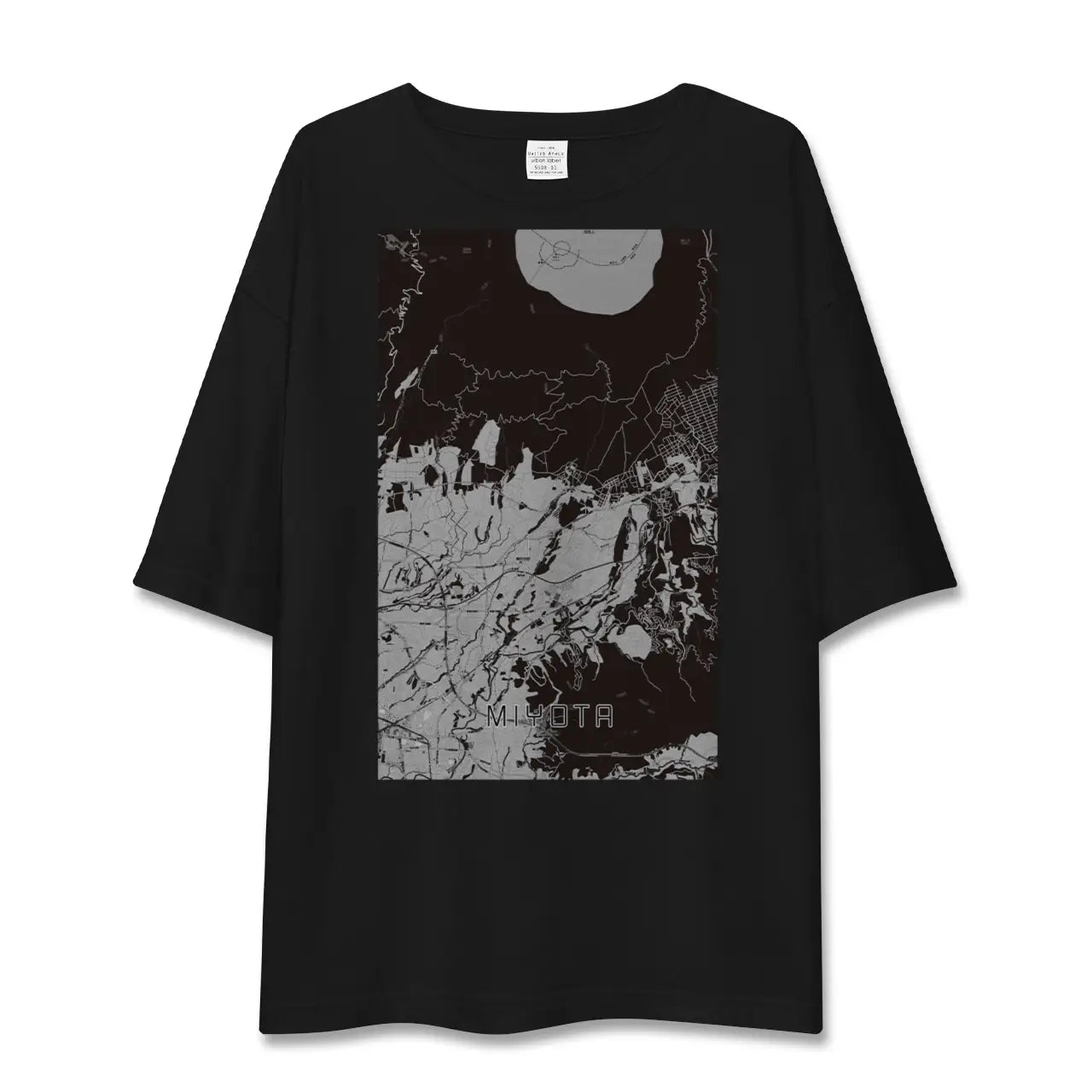 【御代田(長野県)】地図柄ビッグシルエットTシャツ