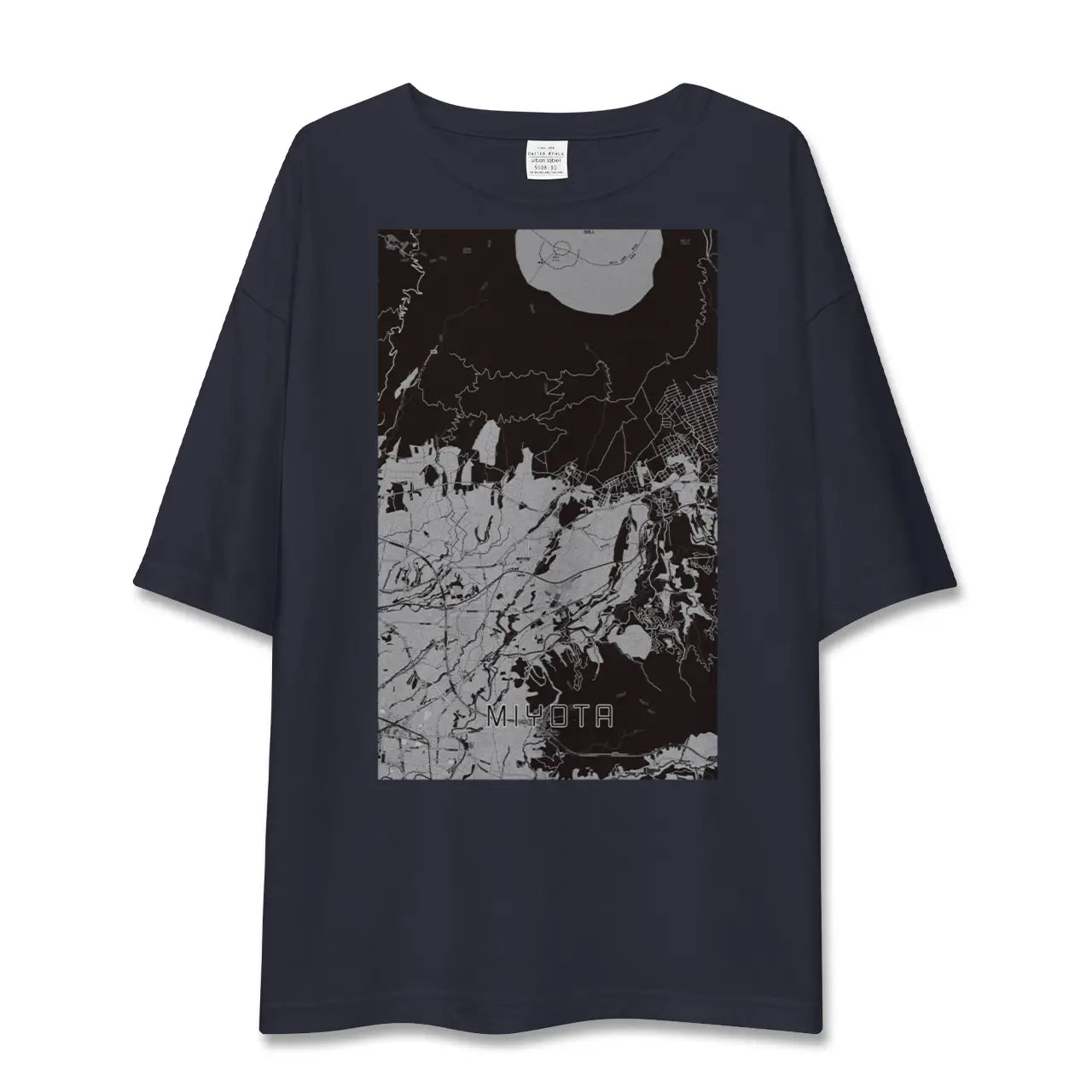 【御代田(長野県)】地図柄ビッグシルエットTシャツ