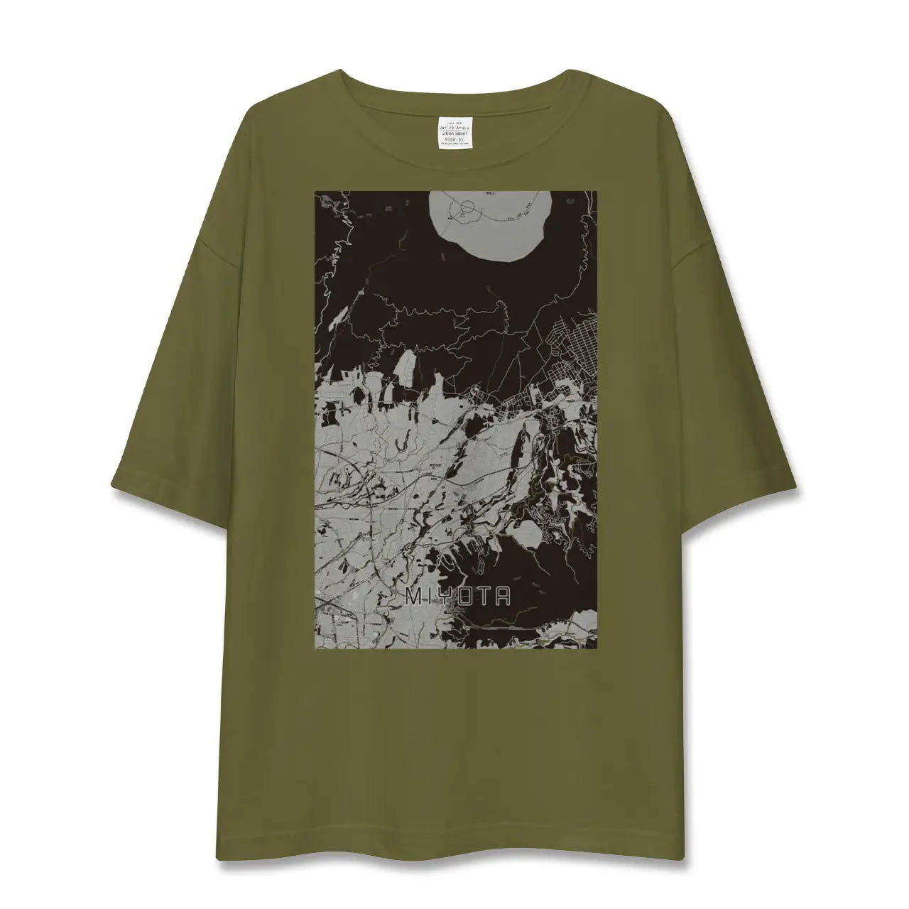 【御代田(長野県)】地図柄ビッグシルエットTシャツ